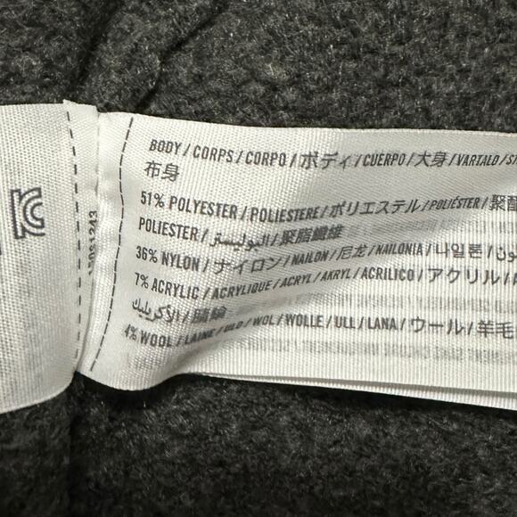 Abercrombie Fitch Gray Nordic Fair Isle Turtleneck Sweater Womens M Cozy Winter - Picture 5 of 8